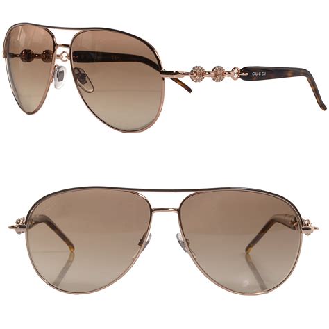 gucci marina chain aviator sunglasses|Gucci aviator sunglasses for women.